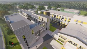 Будівництво лікувального корпусу Бориспільської лікарні