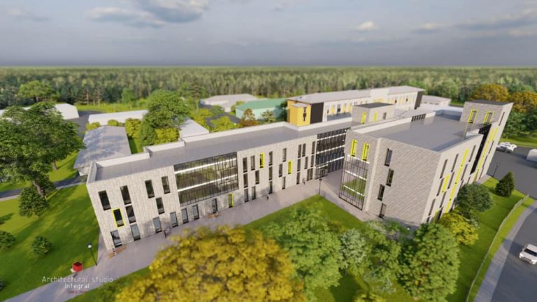 Будівництво лікувального корпусу Бориспільської лікарні