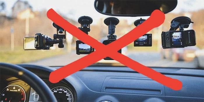 ЗАБОРОНЯЄТЬСЯ використання відеореєстраторів в авто, мото транспорті для фото та відеозйомки