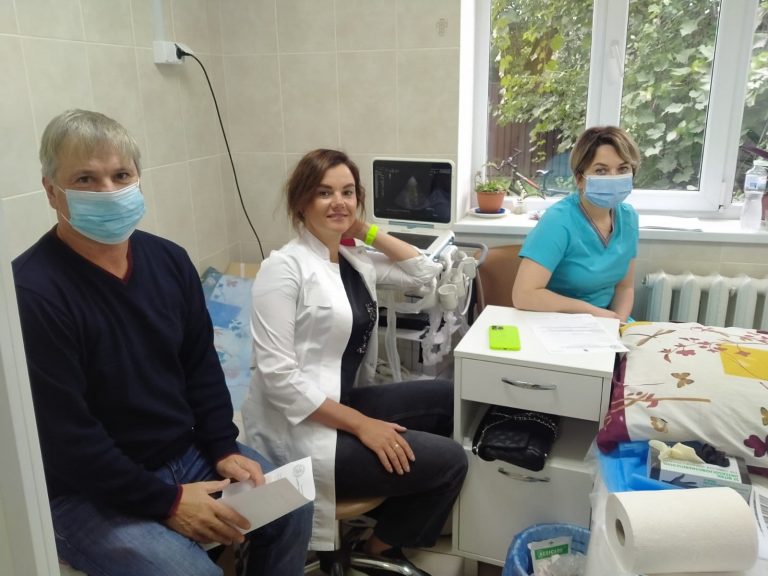 Київські лікарі приймали в амбулаторії в Горі