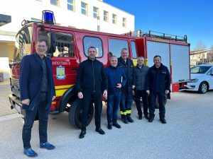 Гірська громада отримала пожежний автомобіль від громади Ферштеттен