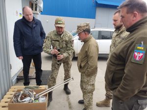 137 батальйону територіальної оборони Бориспільського району передали радіокеровані установки для підйому мішеней
