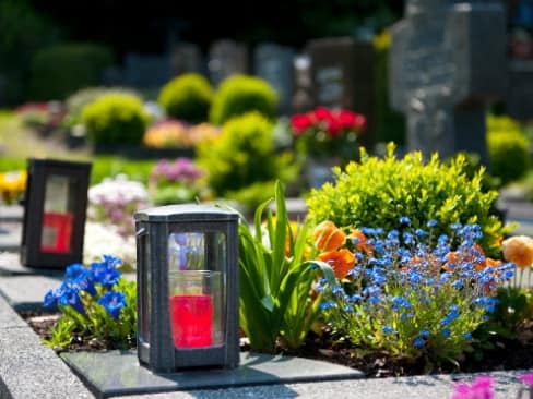 Штучні квіти на кладовищах – шкода довкіллю