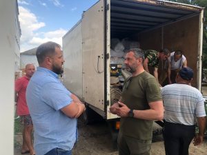 Звітуємо про передачу гуманітарного вантажу на Херсонщину