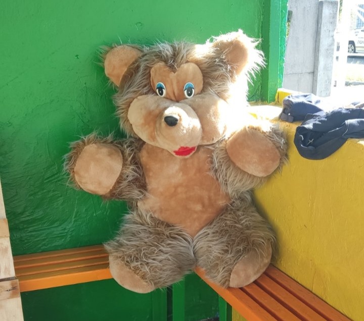 У Мартусівській початковій школі невідомі підклали іграшкового ведмедика. Висновок поліції - ведмедик безпечний.