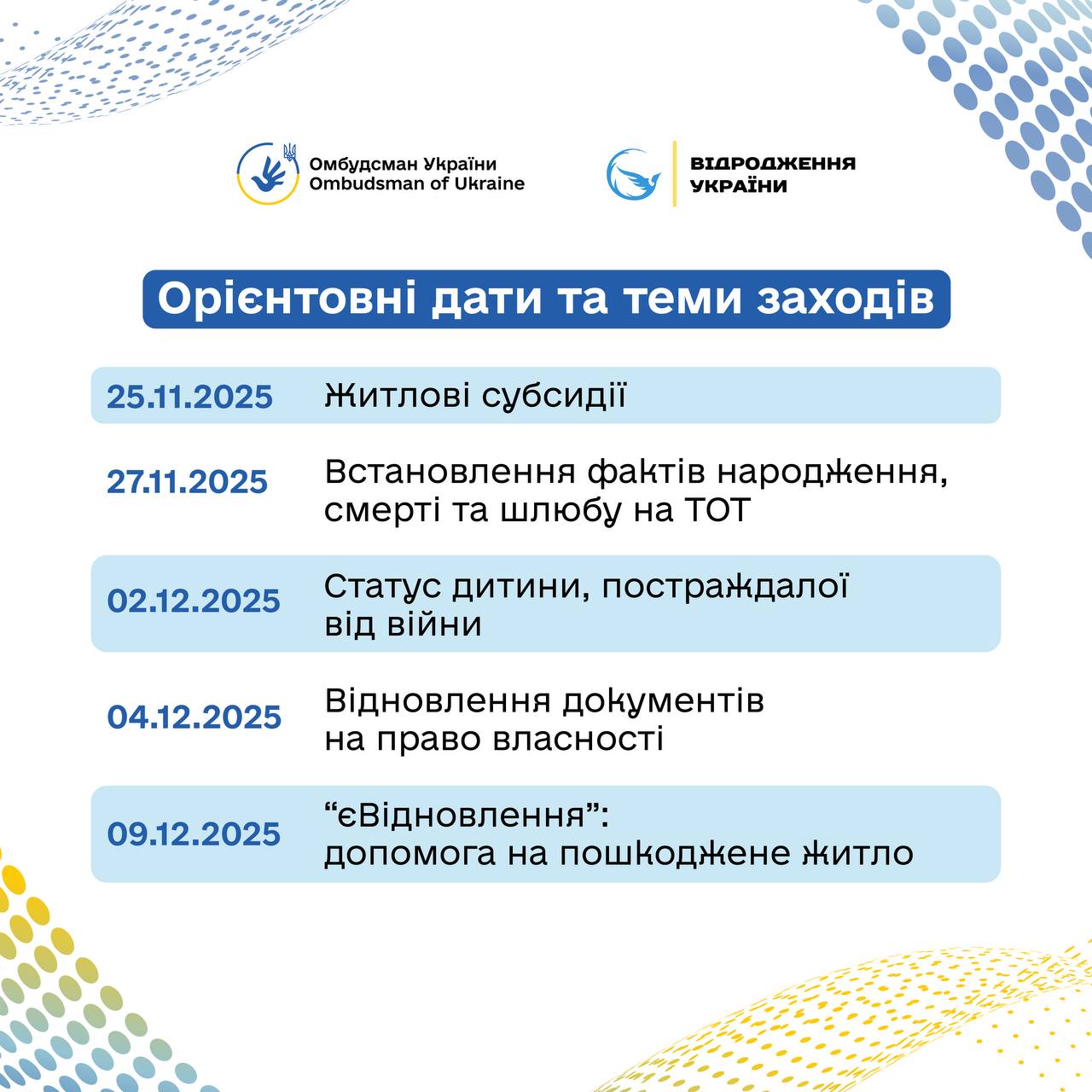 Правопросвітницьких онлайн заходів для підвищення обізнаності ВПО