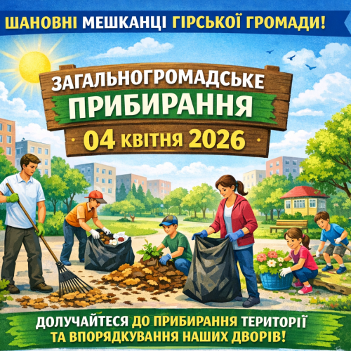 Шановні мешканці Гірської громади!