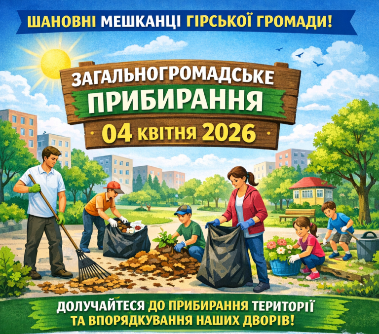 Шановні мешканці Гірської громади!