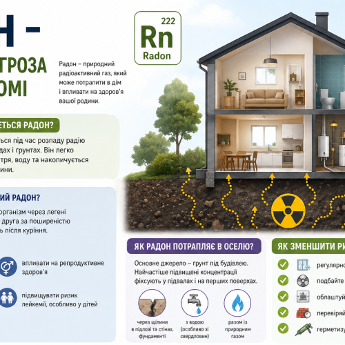 Радон: невидима загроза у вашому домі