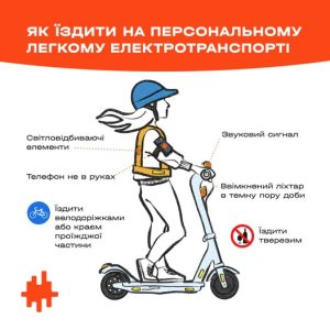 Безпека дітей на велосипедах та електросамокатах — зона відповідальності батьків!