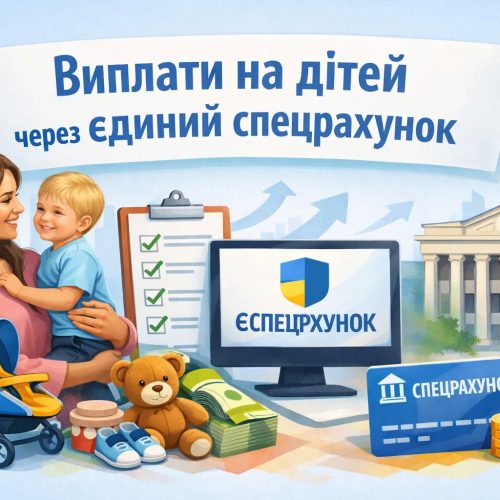 Виплати за держпрограмами підтримки родин з дітьми надходитимуть на єдиний спецрахунок «Дія.Картки»