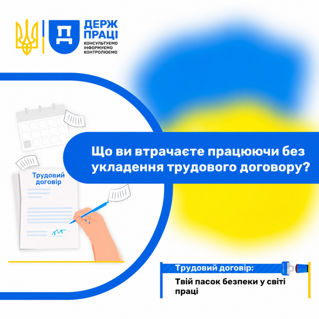 Трудовий договір: Твій пасок безпеки у світі праці  (трудовий договір не гарантує, що права не будуть порушені, він дає можливість їх захистити)