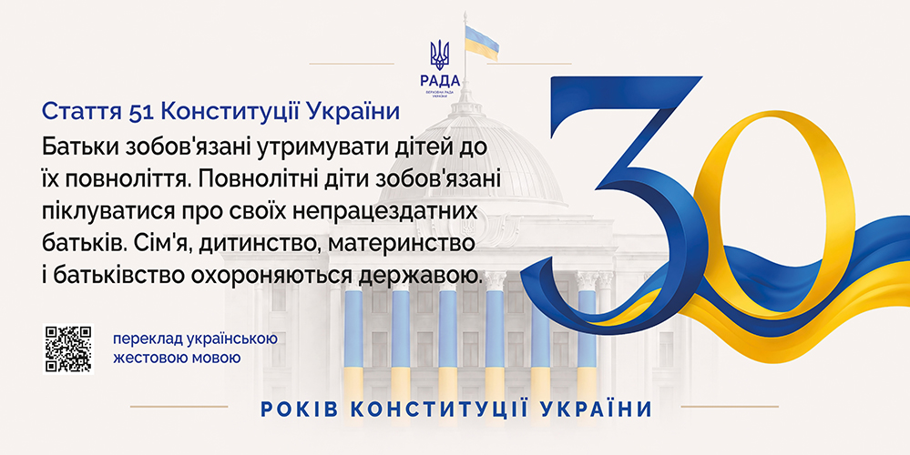 30 років Конституції України