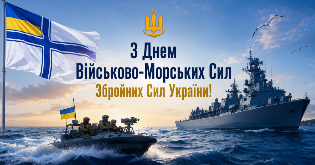 З Днем Військово-Морських Сил Збройних Сил України!