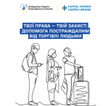 «ТВОЇ ПРАВА-ТВІЙ ЗАХИСТ: ДОПОМОГА ПОСТРАЖДАЛИМ ВІД ТОРГІВЛІ ЛЮДЬМИ»