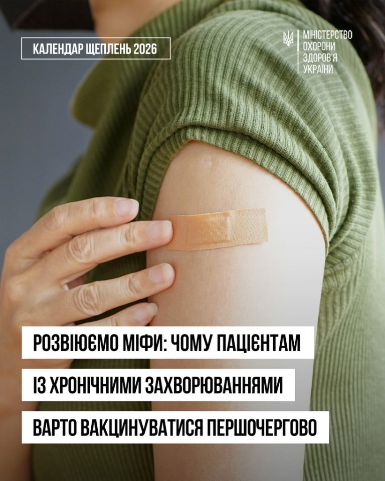 Щеплення vs хронічні захворювання